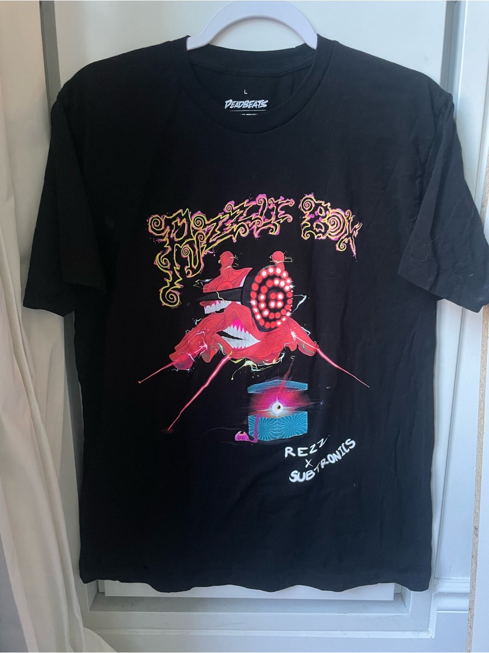 Deadbeats REZZ x Subtronics Collaborative Tee - Black